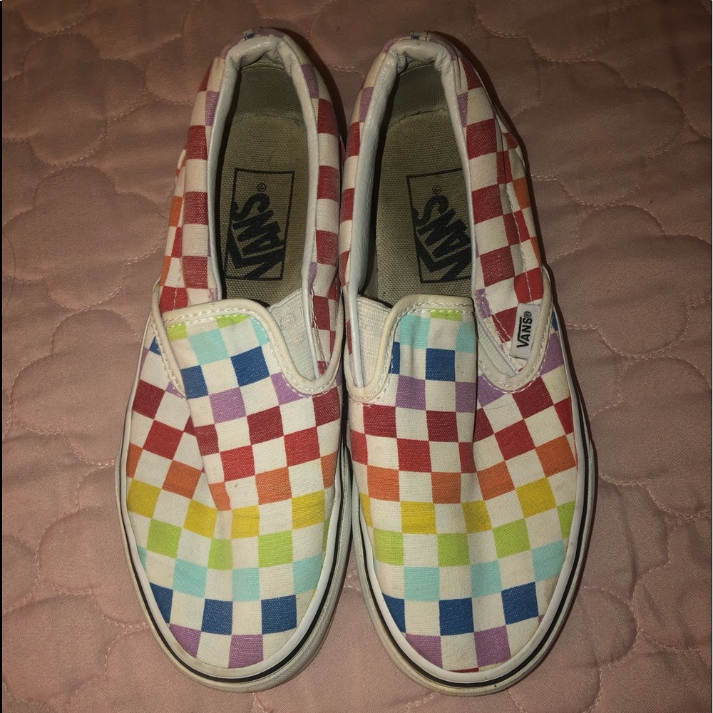 rainbow vans :)